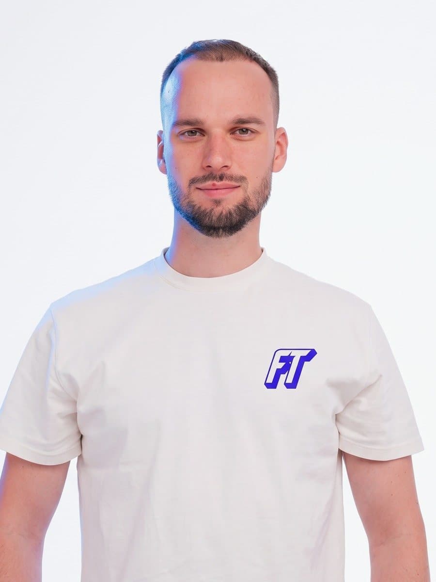 Roman, crm at FASTTURN, in a FASTTURN T-shirt