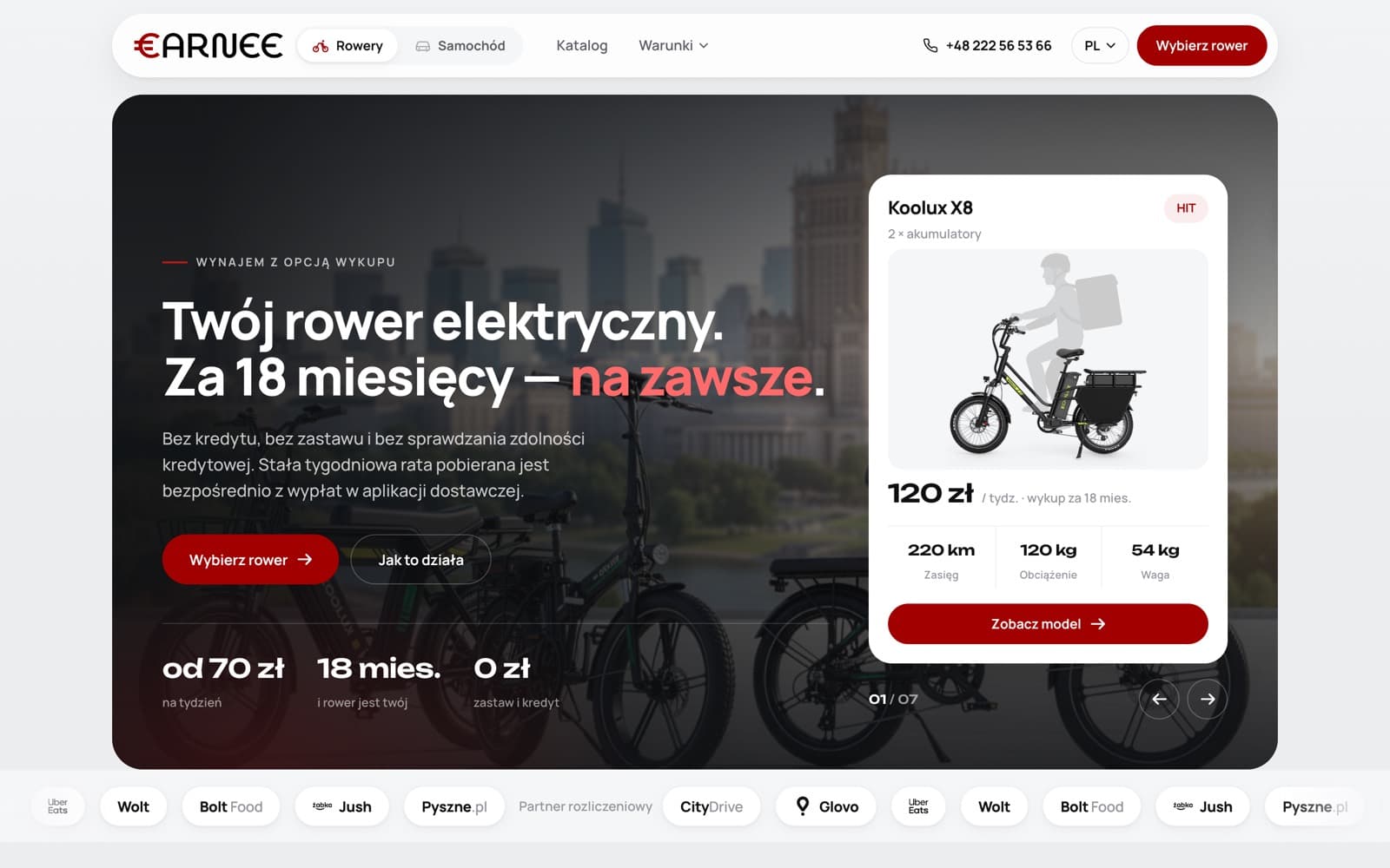 Earnee — Earnee storefront for rent-to-own electric bikes
