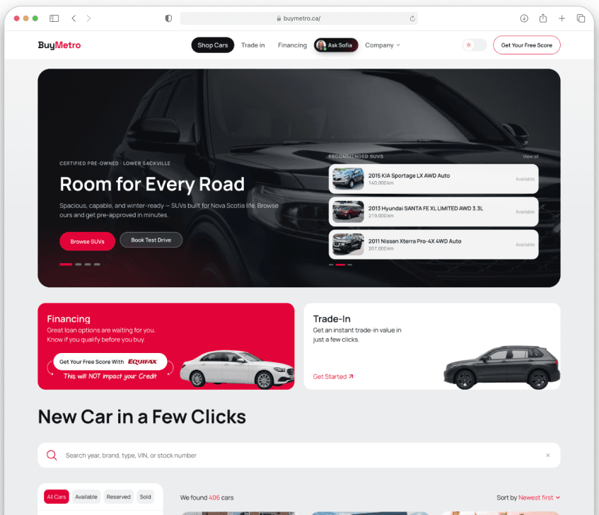 buymetro.ca — the second storefront, running on the same platform